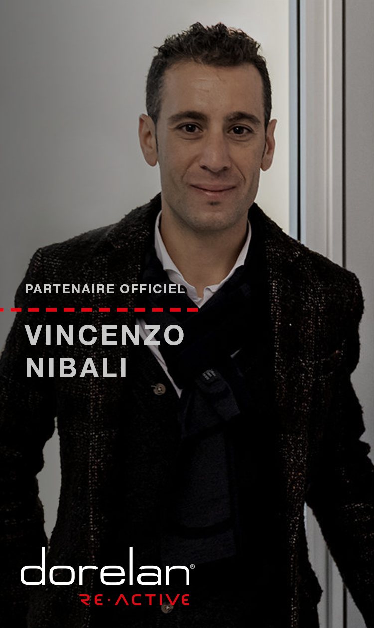 Vincenzo Nibali, le nouveau visage de Dorelan ReActive